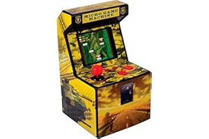 ITAL - Mini Arcade Retro / Borne Portable Geek avec 250 Jeux Intégrés / 16 Bits / Gadget Parfait comme Cadeau pour Enfants Et Adultes (Jaune)