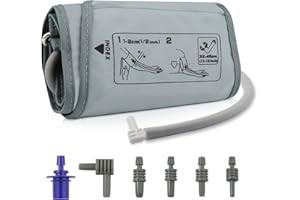 MEDLINKET MED LINKET Large Blood Pressure Cuff Replacement, Replacement BP Cuff 32-45cm (13-18inch) for Omron 9520534-2 H-CL24 D-Ring Cuff,Compatible with Omron Blood Pressure Monitor Large Cuff