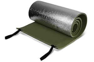 Storfisk fishing & more - Materassino da Campeggio Ultra Leggero con Rivestimento in Alluminio, 200 x 50 cm