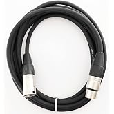 Raymond Joes RJK0-972XLR-3BK Mikrofon Kablosu Xlr-Xlr Siyah 3 Metre Metal Siyah 0,22mm. Kablo