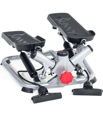 Stepper Fitness Con Elastici - Allenamento Per Gambe, Glutei E Braccia A Casa