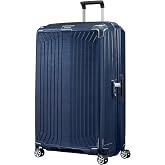 Samsonite Lite-Box Suitcase, Blue (Deep Blue), 81 cm, Classic | Azul Intenso, maleta r&iacute;gida, 81H x 53W x 31D cm, 124 L, 3.5 k