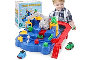 XSTARG Car Race Track Toys Car Adventure Toy City Rescue Car Games, Preschool Educational Toy Parent-Child Interactive Car Racing Montessori Toys, Car Toys for 3 4 5 6 7 8 Boys Girls (Small)