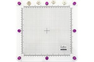 Crafter's Companion CC-TOOL-STPLATMB 8" x 8" Stempelplattform und Magnetfuß, Farblos