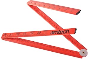 Amtech P5185 100cm Folding plastic rule