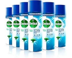 Dettol All-in-One Disinfectant Spray Crisp Linen, 400 ml, Pack of 6