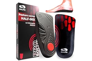 SULPO Ortopedyczne Wkładki - PRO SOLUTIONS - Na Zapalenie Powięzi i Pięty - Wsparcie Łuku - Na Ból Pięty