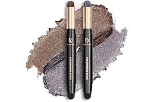 FV Ombretto Crema Duo Pack, Lunga Tenuta Impermeabile, Alta Pigmentazione Ombretto in Crema, Finish Luminoso, Golden & Smoky Grey