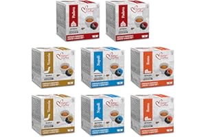 ITALIAN COFFEE FOR ESPRESSO LOVERS Italian Coffee capsules compatible with Lavazza A Modo Mio machines, Espresso pods (Tasting Bundle, 128 Pods)