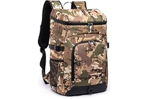 Laripwit Cooler Backpack 54 Cans Insulated Cool Bag Rucksack Leak-Proof Picnic Backpack for Men Women - Perfect Large Soft Cooler Rucksack for Travel, Camping, Lunch, Beach
