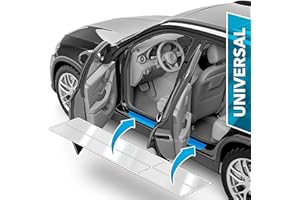 UPROTECT Battitacco Auto Antigraffio Pellicola - Set universale - Protezione Accessori Tuning Portiera - Trasparente Lucido