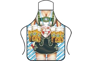 WSAMJIN Grembiule Da Donna Sexy Divertente Per Adulti Per Cucinare Barbecue Cottura Alla Griglia Cucina Chef Cucina Bavaglio Regalo Creativo Birra Signora Personaggio Partito Cosplay Gioco Costume