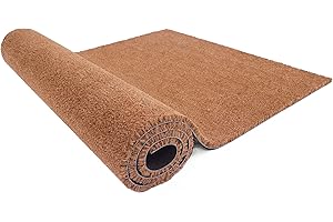 Carpido Wycieraczka kokosowa 50 x 80 cm, odporna na przecięcia – 24 mm mata kokosowa naturalna, antybakteryjna i bardzo wytrzymała – wycieraczka, mata zatrzymująca brud