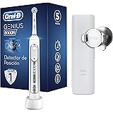 Oral-B Genius 8000N Spazzolino Elettrico 5 Modalità di spazzolamento, Pulizia Profonda, Sbiancante Denti, 1 Testina, Custodia