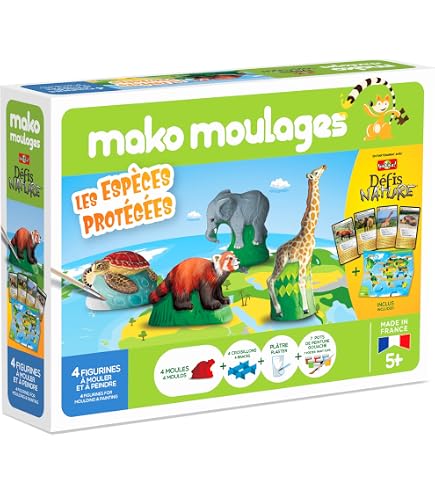 Mako Moulages Bastelset Fohlen – Gips Figur Formen & Bemalen, Für Kinder Ab 5