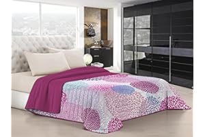 ITALIAN BED LINEN Fantasy Trapuntino Estivo, Microfibra, 2 Posti, Soffioni
