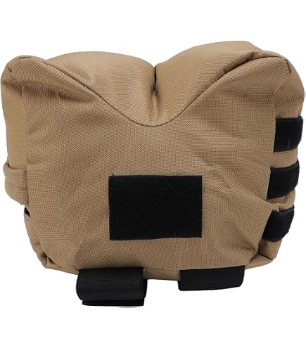 Keenso 2er-Set Outdoor-Sandsäcke – Leichte Schieß- & Fotounterstützung Aus Robustem Oxford-Stoff (Armeegrün)