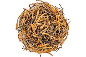 oriarmcha Fengqing Dian Hong té Aroma a miel - Hoja de Té negro Yunnan dianhong - Té de mono dorado del emperador chino - Bolsa remallable ziplock de 225 gramos