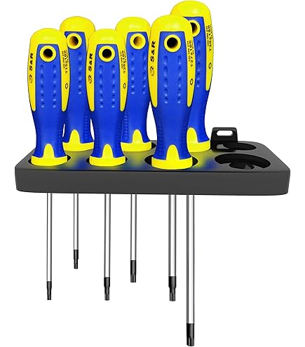 S&R Screwdriver Set of 14 Screwdrivers with Cross Slot, Slot, Pozidriv Phillips Screws, VDE Screwdriver, Voltage Tester, Two Wall Brackets, Force Shape Grip Professional Quality