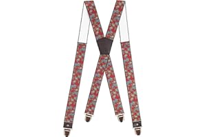 PIERROT Bretelles Homme Larges Premium Made in France - Taille Unique Ajustable - Elastique Renforcé et Finitions en Cuir - 4 Pinces Ultra Fortes en X - Garantie à vie