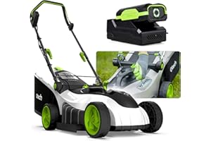 Gtech CLM50 Cordless Lawnmower | Powerful 48V Lithium Battery with 40 Mins Runtime | 42cm Cutting width | 50L Grass Box