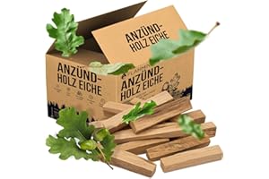 PANORAMA24 Bois d'Allumage 30 kg - Sec et Prêt au Four - Pour Chauffage, Cheminée, Fumoir, Barbecue - Chêne 16 cm