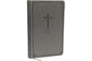 NKJV, Deluxe Gift Bible, Leathersoft, Gray, Red Letter, Comfort Print: Holy Bible, New King James Version