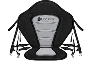‎GOOSEHILL Goosehill SUP Sitz, Abnehmbar Kajak Sitz für Stand Up Paddling Board, Bequeme und Einfache Installation, Vielseitig Anpassbar an SUP, Sit-on-Top-Kajaks, Fischerboote