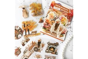 ‎TA MERRY Ta Merry Scrapbooking Stickers Set 20 Sheets Scrapbooking Accessories for Journaling, Bullet Journal Sticker for Scrapbooking, Bullet Journal Accessories, Photo Album Stickers (Travel Series 1)