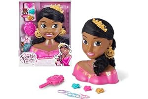 SPARKLE GIRLZ- Tête de Coiffure Fantasy sans Nail Design, 100499, Multicolore