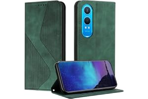 Fatcatparadise Flip Funda de Cuero para OnePlus Nord CE4 Lite 5G Premium Flip a Prueba de choques Funda de Cuero, Flip Libro de pie Funda de Cuero para OnePlus Nord CE4 Lite 5G (Verde)