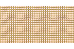 Rademacher 811-1 Lochrasterplatte (25 Stk.) Hartpapier 50 x 100 mm, Rastermaß 2,54 mm, 39 Lochreihen, Kupfer Auflage einseitig 35 µm, Platine 1,6 mm