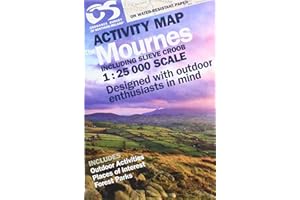 The Mournes Activity Map | Weather-Resistant | Includes Slieve Croob | Ordnance Survey of Northern Ireland | OSNI 1:25,000 Scale Series | Northern Ireland | Walks | Hiking | Maps | Adventure