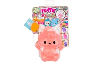 Fluffie Stuffiez Katze - Kleines Plüsch-Sammlerstück - Überraschung beim Auspacken - Kuschelweicher ASMR Flaum - Fidget, Basteln, Fell Abziehen - für Kinder ab 4 Jahren und Sammler