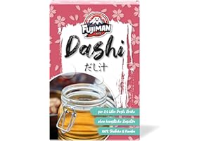 ‎1MAL1JAPAN FUJIMAN Dashi Brühe Beutel, küchenfertig | Dashi Paket aus Shiitake & Kombu - japanische Würzbrühe | vegan, glutenfrei, laktosefrei, ohne Geschmacksverstärker (5 x 8 g)