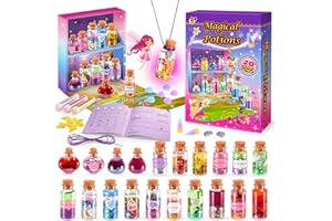 Grriopi Magical Potion Toys Kit for Girls, Ages 6-12 - 20 Potion Toys, Craft Kit for Kids' Birthday Gifts
