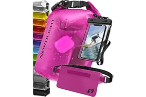 Nordlight Dry Bag Sacca Impermeabile - Zaino Impermeabile da 2l, 5l, 10l, 15, 20l, 30l, Sacca Stagna Borsa Impermeabile con Chiusura a Rotolo, Custodia Impermeabile per Cellulare e Marsupio