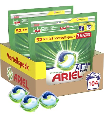 Ariel Allin1 Pods Lessive en capsules Alpine - 22 lavages - Comparer avec