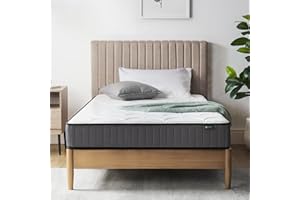 Zinus Hybrid Taschenfederkernmatratze 90x200cm - Härtegrad H2/H3 - Höhe 20 cm - Kühlende Ergonomische Memory Foam Matratze - Oeko-TEX Zertifiziert - Produziert nach Deutschem Qualitätsstandard