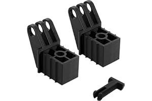 Spacetimevalley Charnière de Remplacement Ikea Lycksele Canapé et Canapé-lit, Charnière meubles de Remplacement Fermeture Support Compatible Lycksele LÖVÅS et Autres Modèles (Model 1) Noir