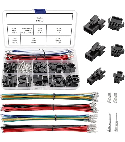 PB1.25 Naar Dupont 2.54 Connectoren Set – 180 Stuks Voorgekrompen Kabels (20 Cm) – Perfect Voor Pixhawk 2.4.8, APM 2.5 En RC-drones
