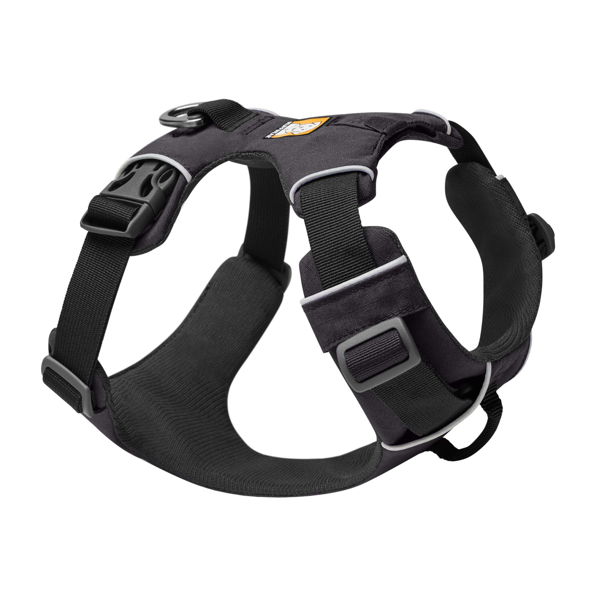 RUFFWEAR Front Range Dog Harness, Reflective Padded No Pull Harness, Twilight Grey, Small