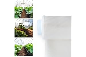 MODO AGRO Plástico Invernadero traslúcido agrícola 800 galgas 200 micras. Plástico Especial Agricultura y protección huertos Plantas Exterior Ideal para invernaderos huertas y Jardines (6X6)