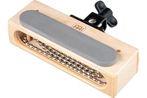 Meinl Percussion Wood Block Clap - Drum Set Accessory - With Mounting - Clap-Effekt - Baltic Birch, Natural (MWBHC)