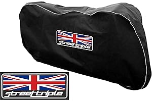 DustOff Covers Triumph 765 Street Triple Moto Bike Housse Anti-poussière Intérieur Respirant
