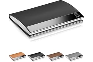 LOGAN & BARNES Visitenkartenetui - Kartenetui Herren mit praktischem Magnetverschluss - Scheckkartenetui mit Platz für 23 Visitenkarten Modell Cologne