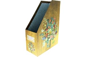 Blueprint Collections Porte-revues | Organiseur de documents | A4 | Bois Ingénierié | Or