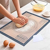Siliconen Bakmat Brood 70×50cm, Grote Deegmat Voedselveilig, Antislip