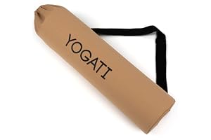 YOGATI® Yogamattaväska | Stor syntetisk bomull yogamatta väskor för kvinnor och män med justerbar rem