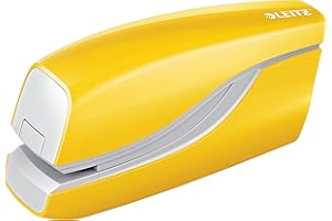 ‎LEITZ Leitz NeXXt elektrisches Heftgerät, gelb, 10 Blatt, WOW, 55661016